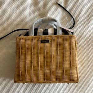 Kate spade wicker tote